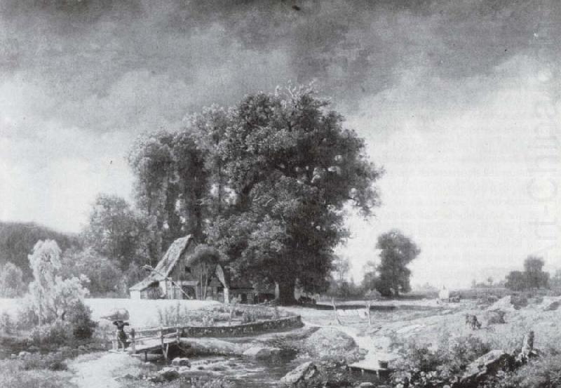 Albert Bierstadt Westfallische Landschaft china oil painting image